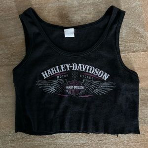 HARLEY DAVIDSON CROPPED TANK